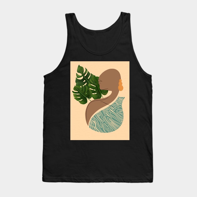 Monstera1 Tank Top by chloeklbennett